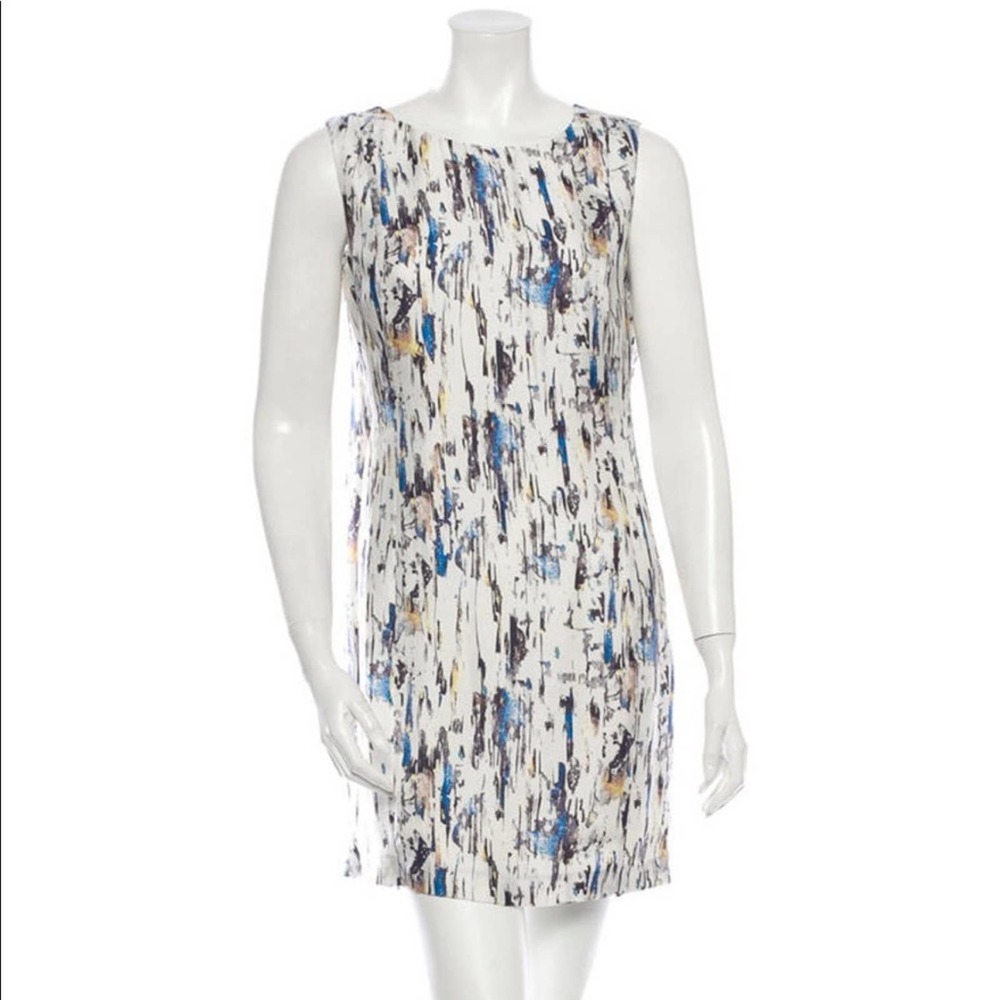Ports 1961 Silk Abstract Print Dress 6